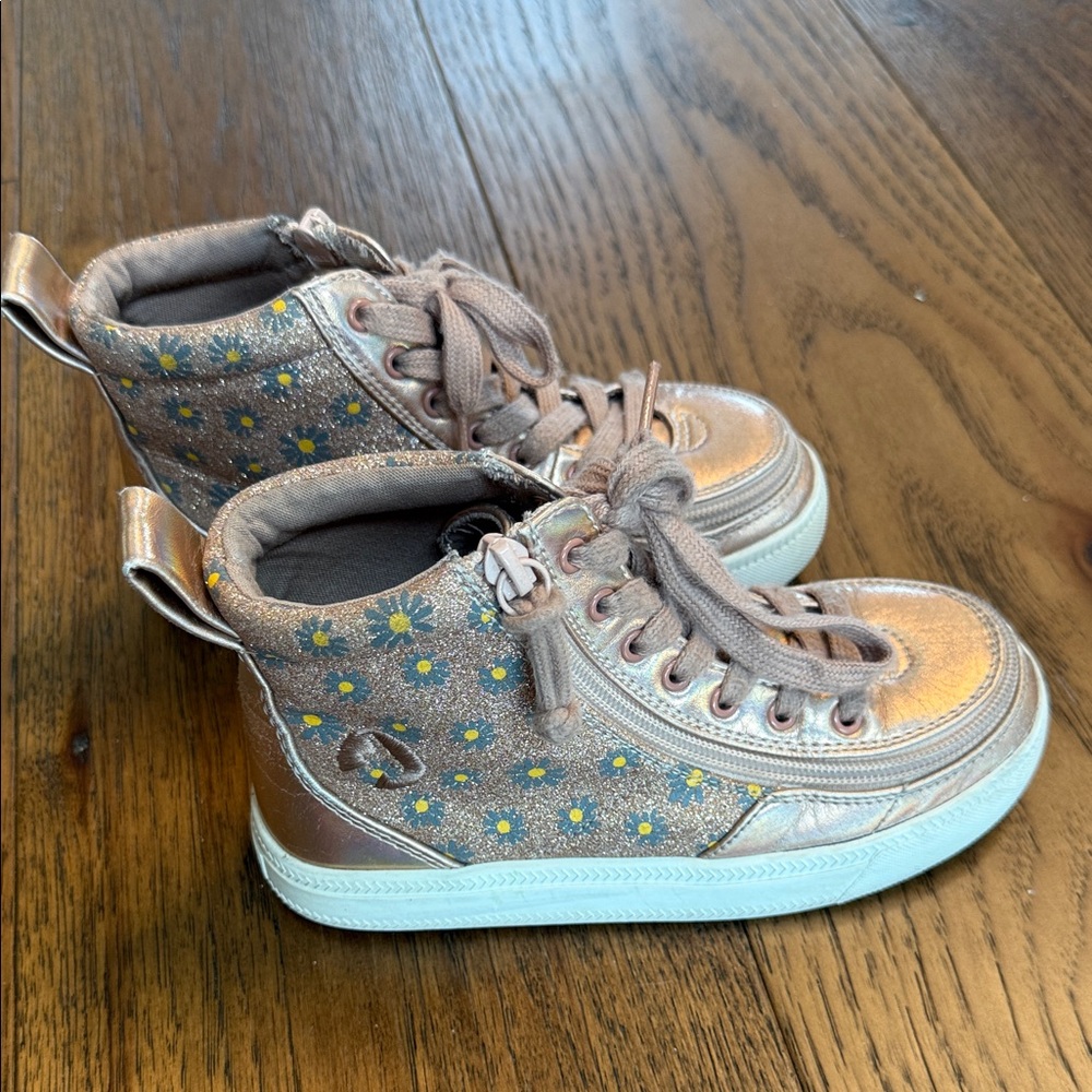 Kids Rose Gold Daisy BILLY Classic Lace High, Used, US 13M